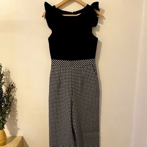 1901 Gingham / Checkered Jumpsuit / Pantsuit. Size 4